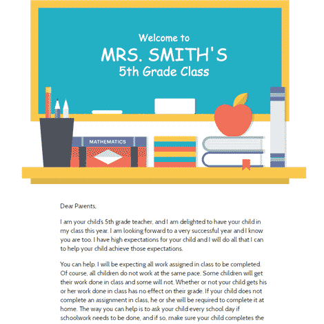 Back to School Newsletter 2